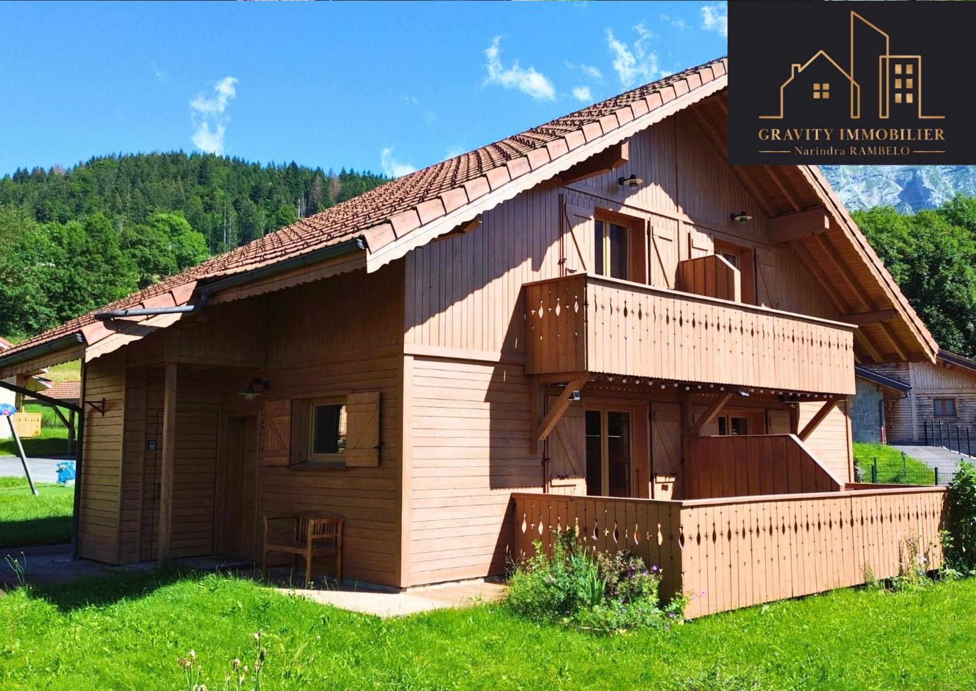 Chalet Duplex Mont-Saxonnex "Le Jarbay " Exterior photo