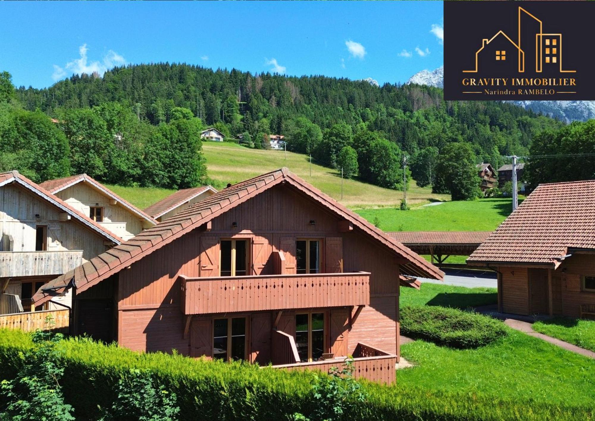 Chalet Duplex Mont-Saxonnex "Le Jarbay " Exterior photo